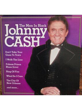 Johnny Cash The Man In Black CD Music With Hits Like I Walk The Line 37950cd